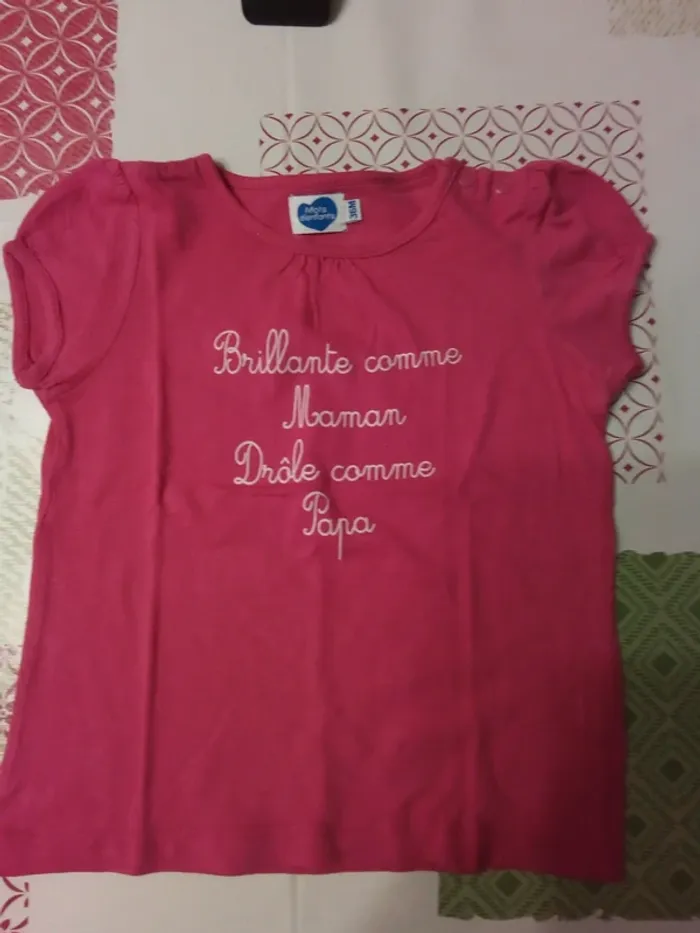 Tee shirt manches courtes 36 mois (213)