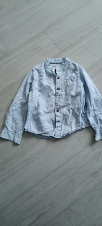 Chemise manches longues ou courtes 6 ans