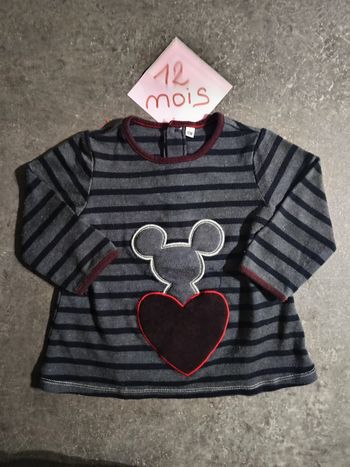 Tunique souris 12 mois 