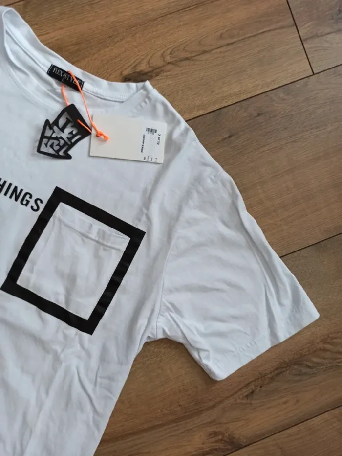 Tee shirt blanc homme L - photo numéro 5