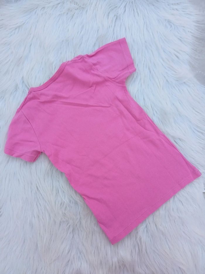 T shirt manches courtes rose 10 ans-140cm - photo numéro 2