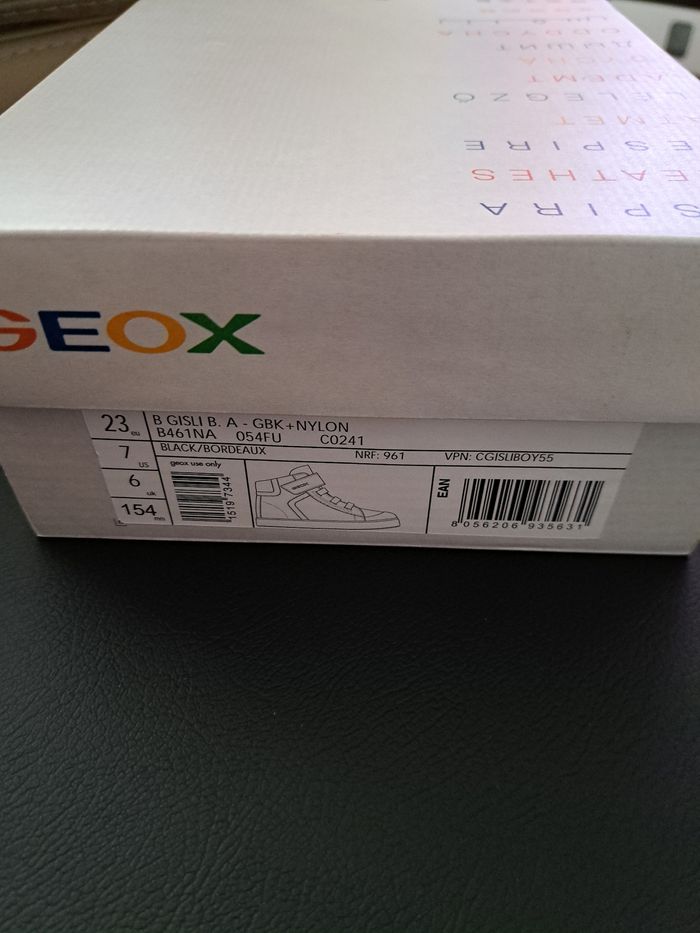 Basket geox pointure 23 neuf - photo numéro 5