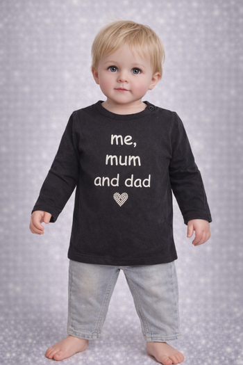 🖤 Tee-shirt bébé Tape à l’Œil 18 mois – Message trop mignon 👶