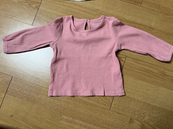 Lot de 2 t-shirts manches longues 9-12 mois - photo numéro 4