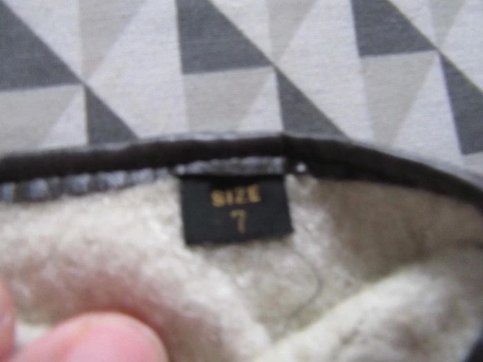Gants femme simili cuir taille 7 - photo numéro 5