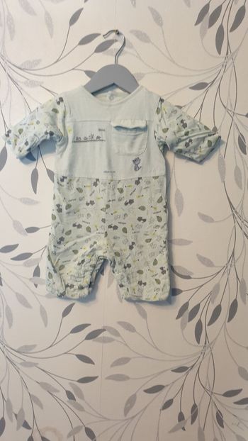 Pyjama vert marque sergent major taille 3 mois