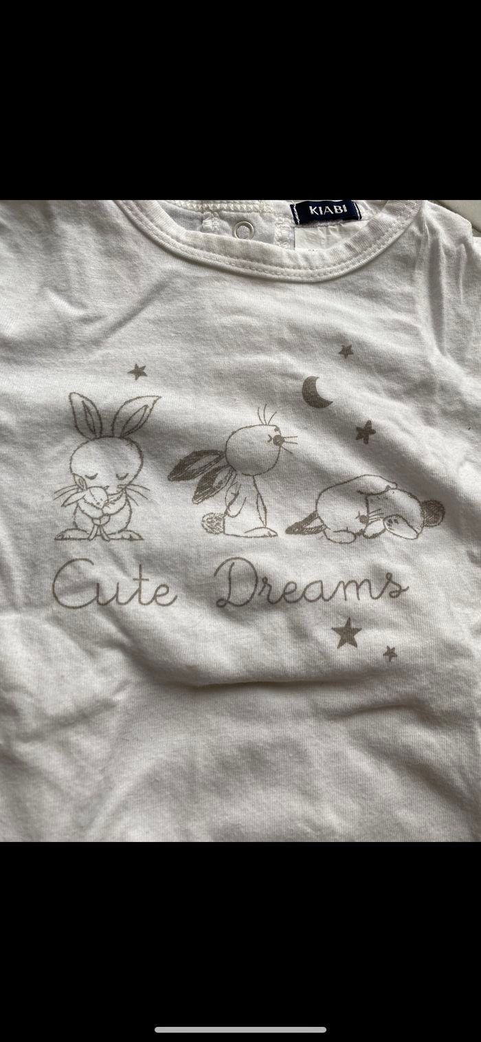 Pyjama lapins mixte 6 mois - photo numéro 3