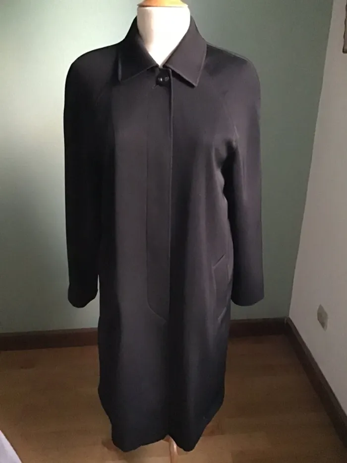 Trench-coat noir long - photo numéro 2