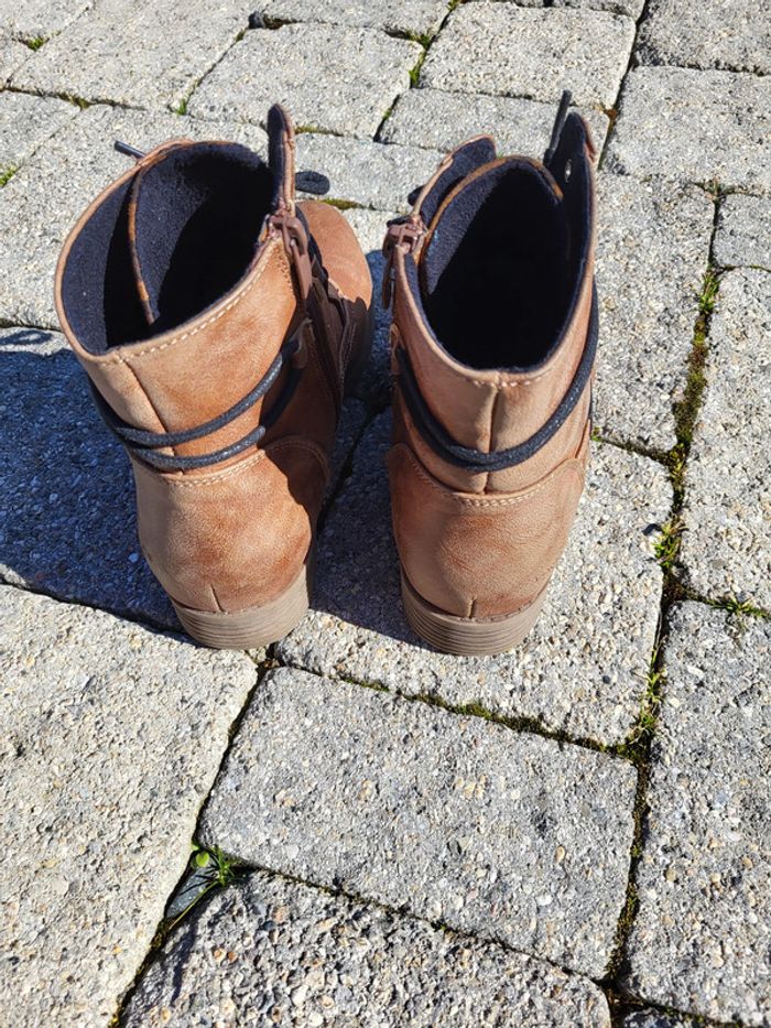 Bottines marron léopard Tom Tailor T39 - photo numéro 4