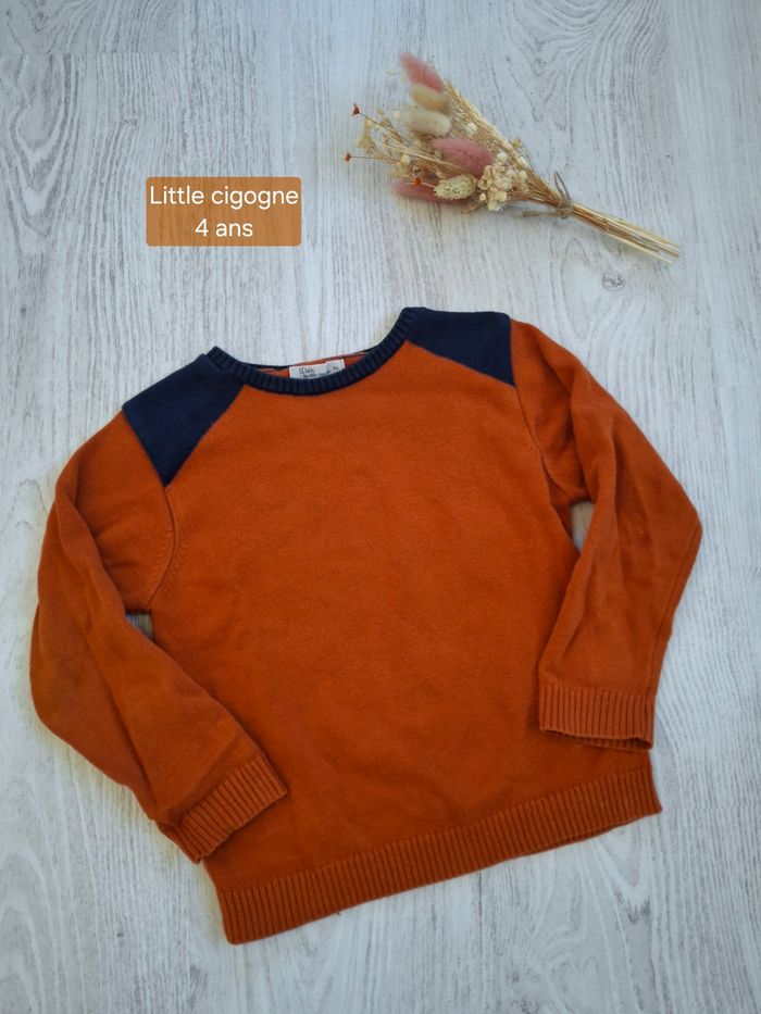 Haut/pull garçon little cigogne – 4 ans