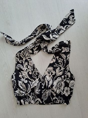 Bustier à nouer Zara