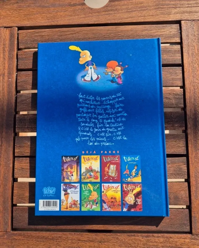 BD Titeuf Tome 9  "La loi du préau" Zep - photo numéro 2