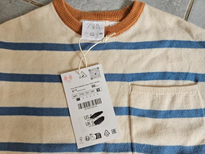 Tshirt maille Zara - photo numéro 2