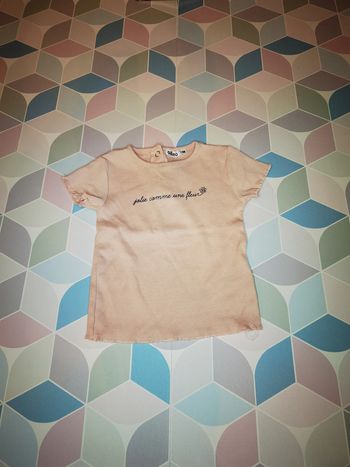 D3153 - tee-shirt fille 18 mois