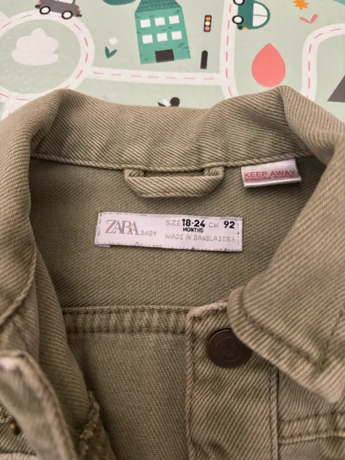 Veste en jean Zara 18-24 mois - photo numéro 3
