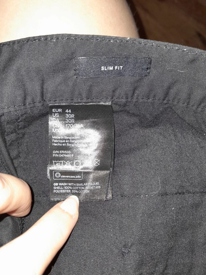 Short noir mi-long taille 38 slim fit - photo numéro 7