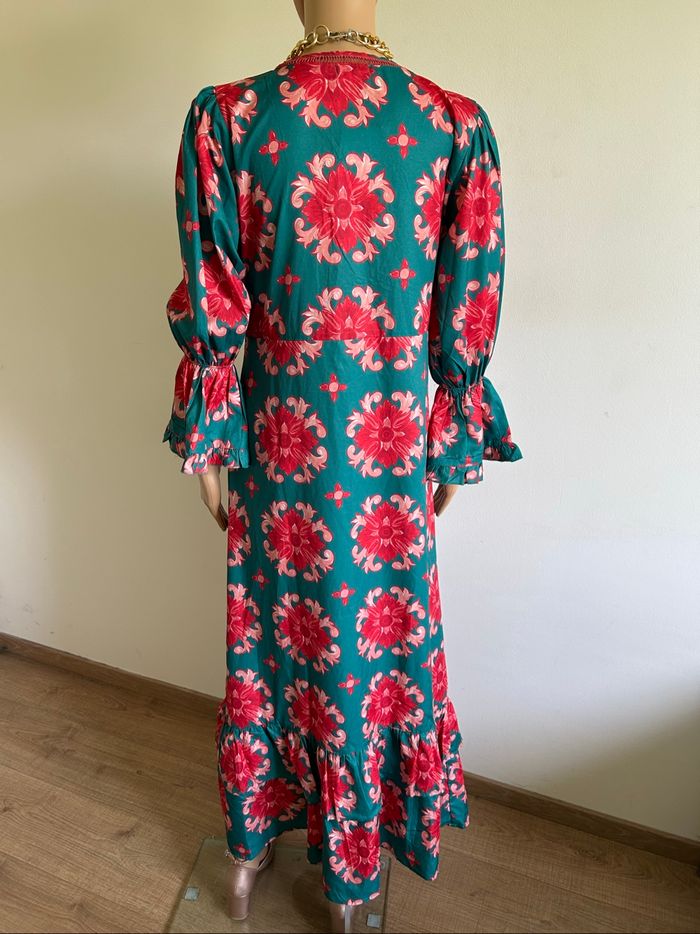 Robe longue imprimée neuve Moda Posa taille S - photo numéro 5
