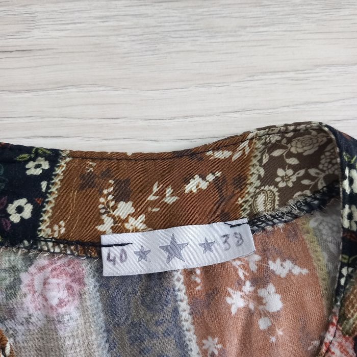 Chemisier femme imprimé à manches larges taille 38 - photo numéro 3