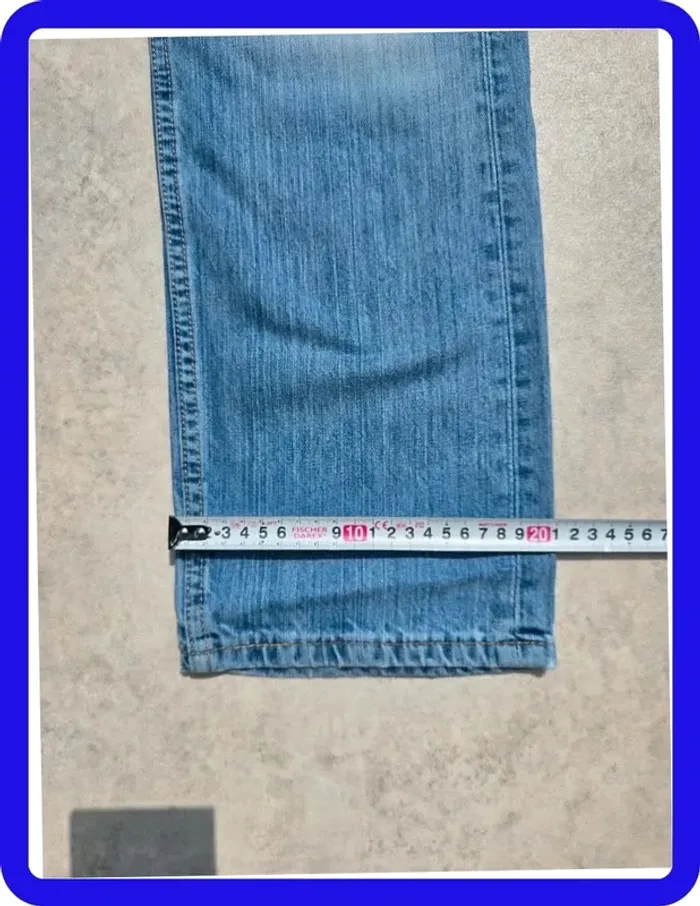 Jeans Levi's W32 FR42 L30 coupe droite bleu Homme Men pan279b - photo numéro 6