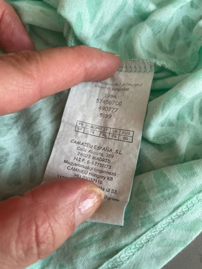 T-shirt Camaïeu taille XL - photo numéro 6