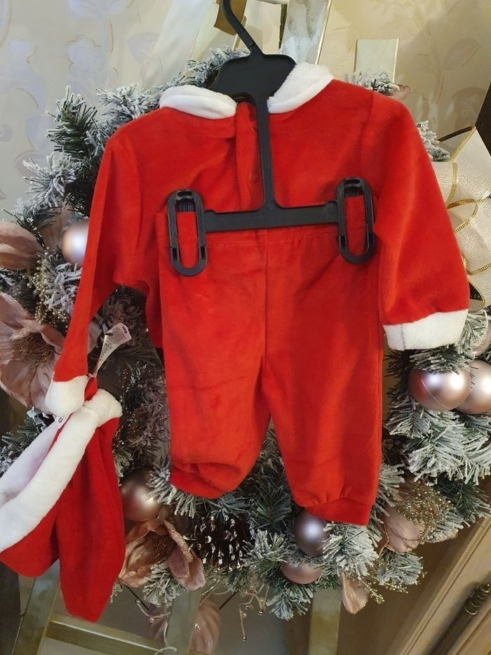 Pyjama de Noël marque TeX 6mois - photo numéro 4