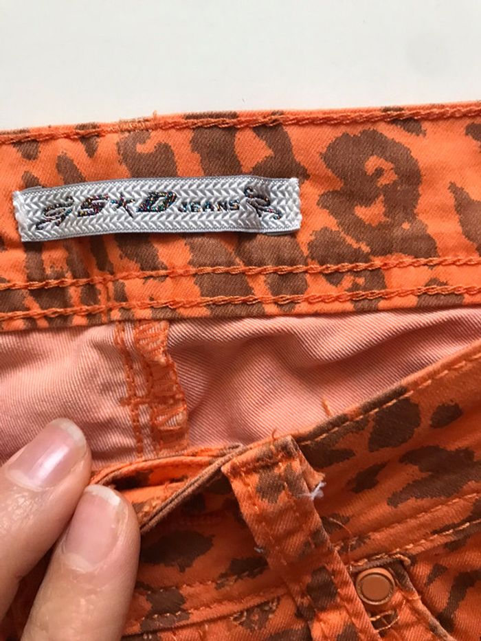 Pantalon léopard orangée - photo numéro 3