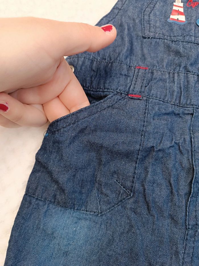 🔸Salopette Orchestra bleu marine – 9 mois 🔸 - photo numéro 3