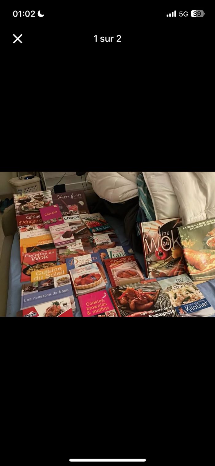 Lot livre de cuisine - photo numéro 2