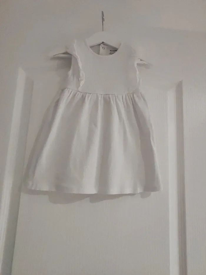 Robe blanche 18 mois