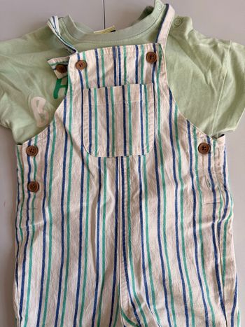 Salopette à rayure tape à l’Oeil taille 18 mois 