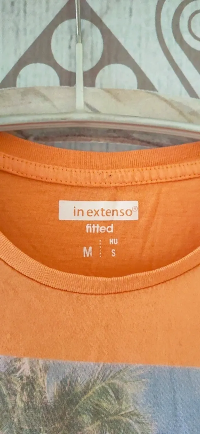 T shirt sun orange, taille M - photo numéro 3