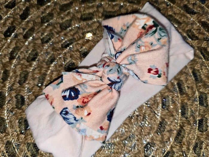 Bandeau rose fleuri - photo numéro 3