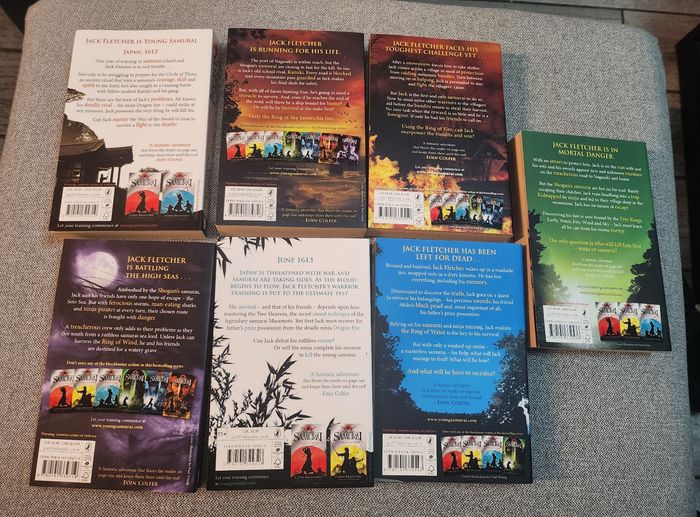 Lot 7 livres young samurai Chris bradford - photo numéro 2