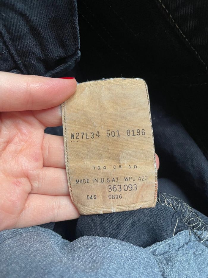 Jean Lévis 501 W27 made in USA - photo numéro 6