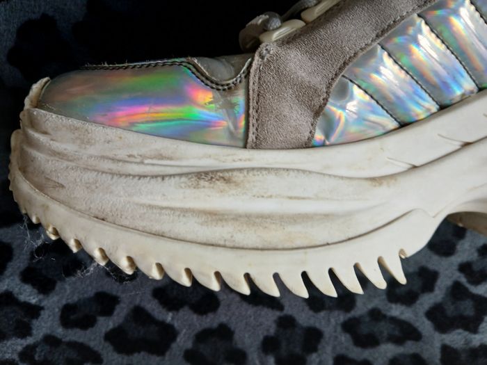 Sneakers compensées Bronx irisées - photo numéro 9