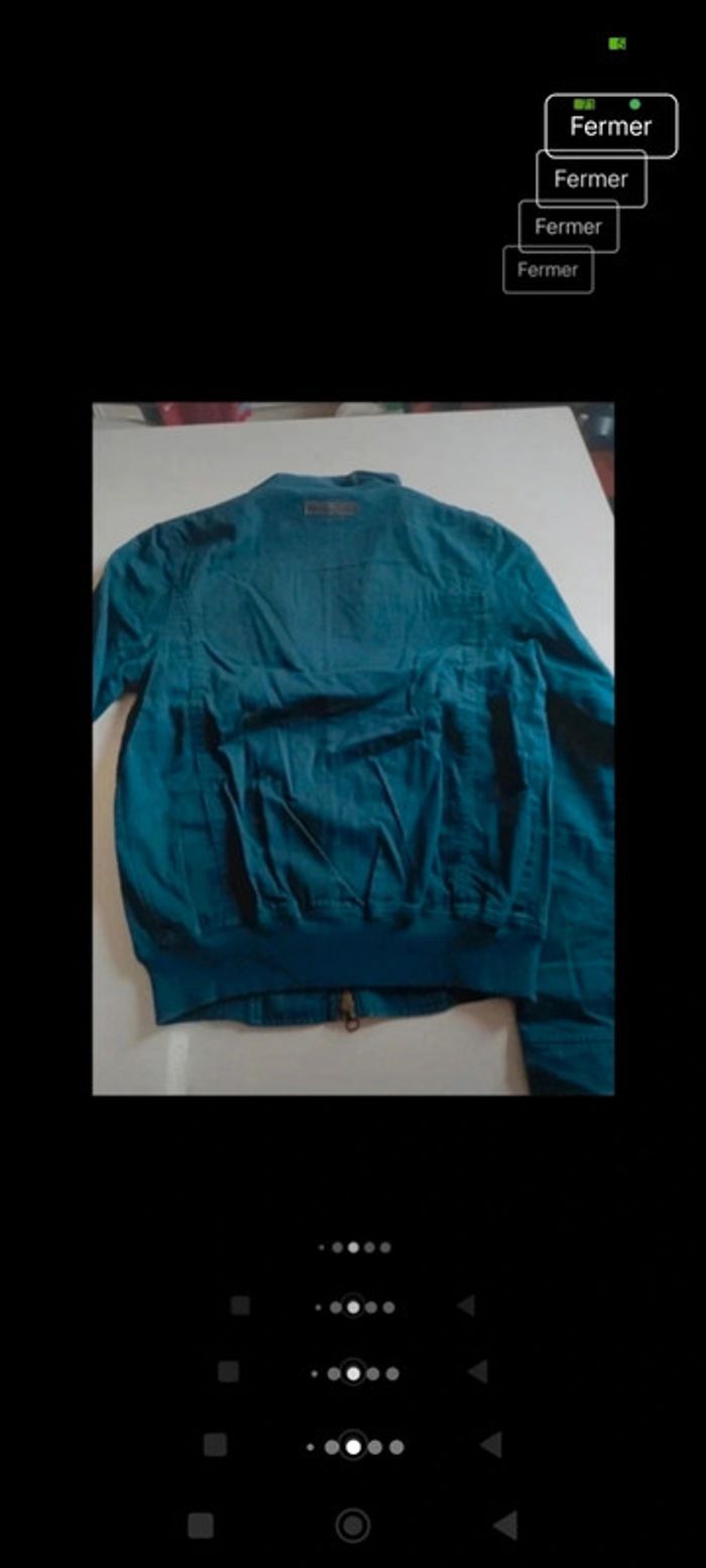 Veste blouson Harrington gilet zippé homme Adidas x Porsche design rétro vintage ancien taille XS - photo numéro 8