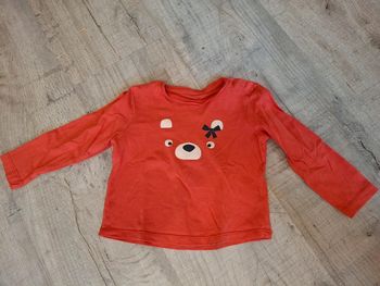 Tee shirt manche longue fille 18 mois