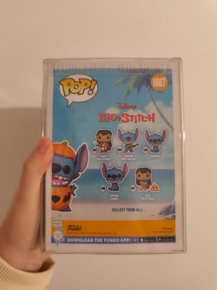 Funko pop figurine Disney Stitch pumpkin 1087 - photo numéro 3