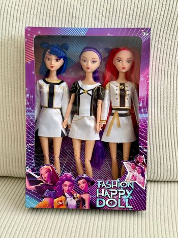 3 poupées Kpop Demon Hunters Huntrix Dolls