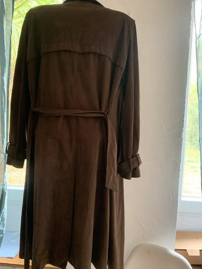 Trench gabardine Zara taille S kaki - photo numéro 10