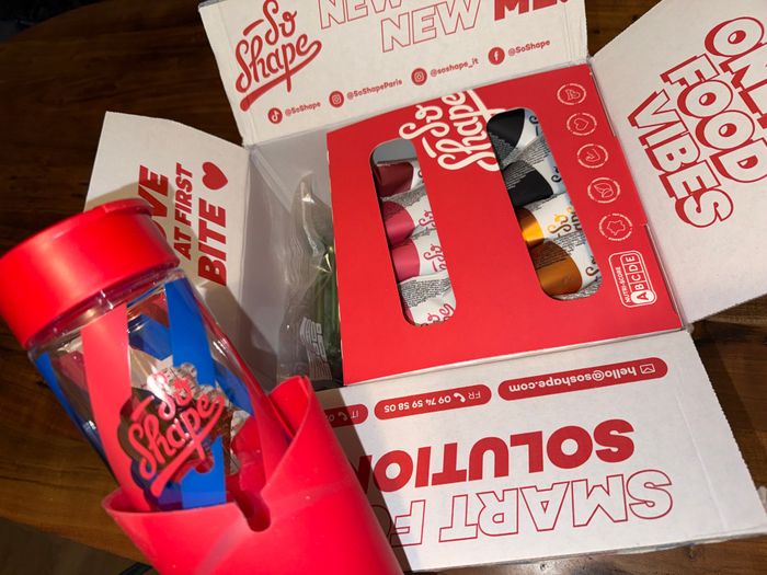 Lot so shape pour 13jours avec gourde shaker collagène