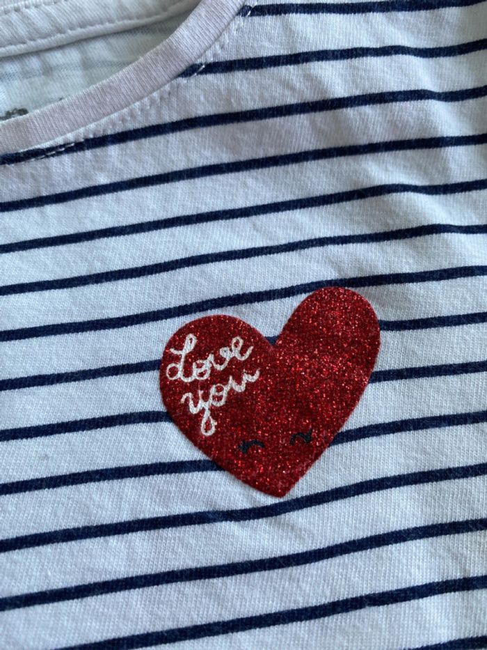 Lot de 2 t-shirt manches courtes marinières kiabi 4 ans - photo numéro 6