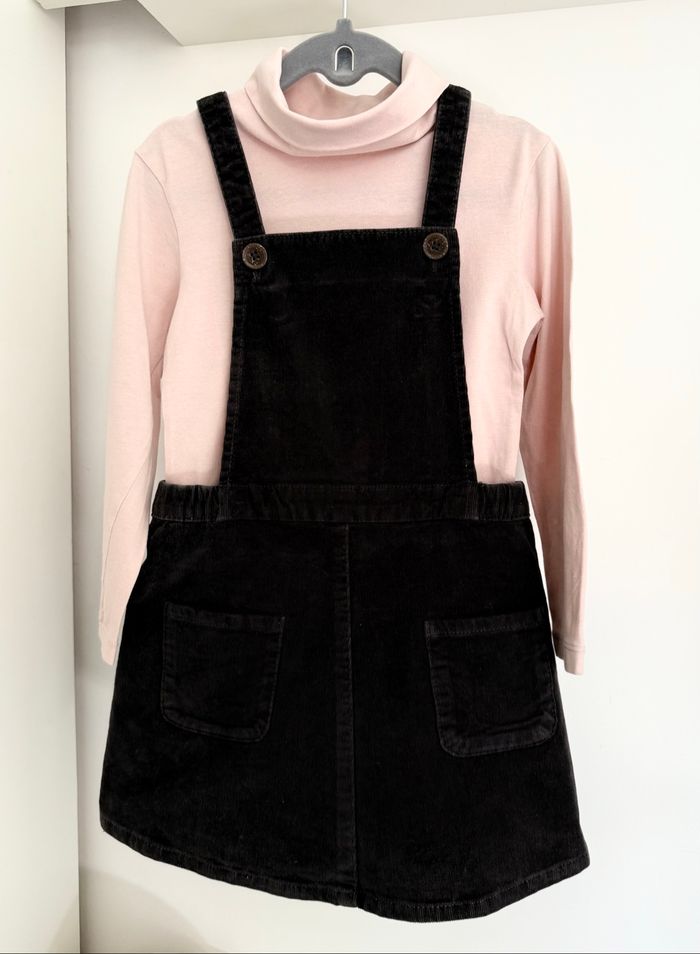 Ensemble fille - robe velours côtelé - 5 ans - Parfait état - photo numéro 6