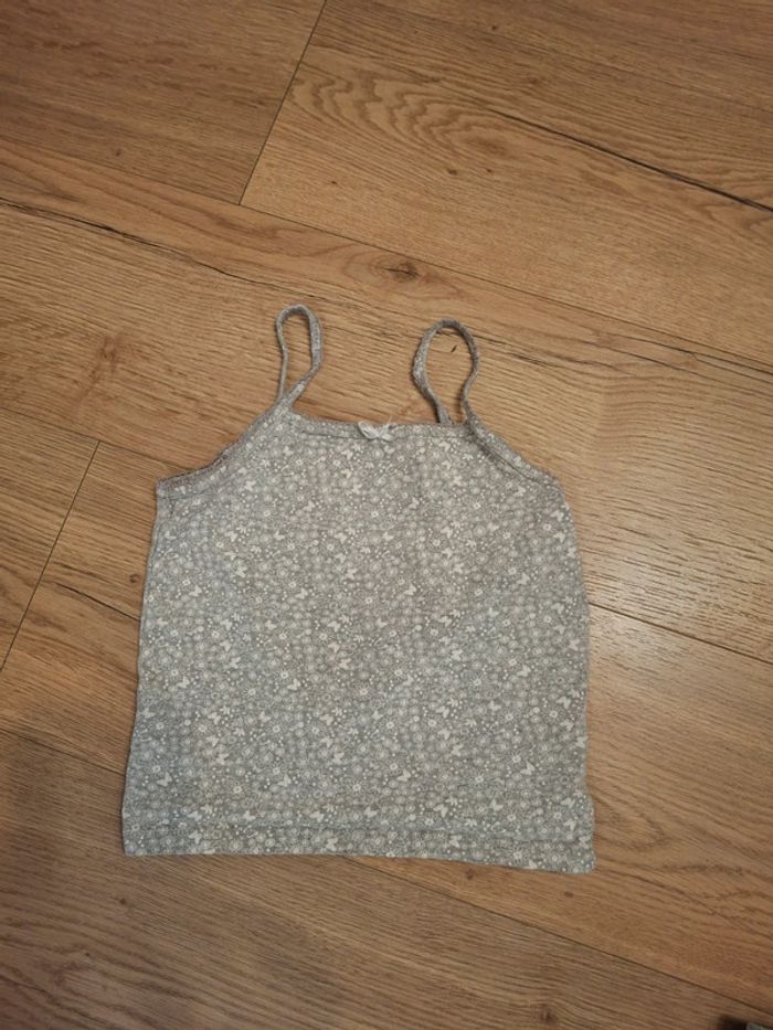 Débardeur gris fille vertbaudet 6 ans