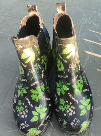 Bottines caoutchouc femme