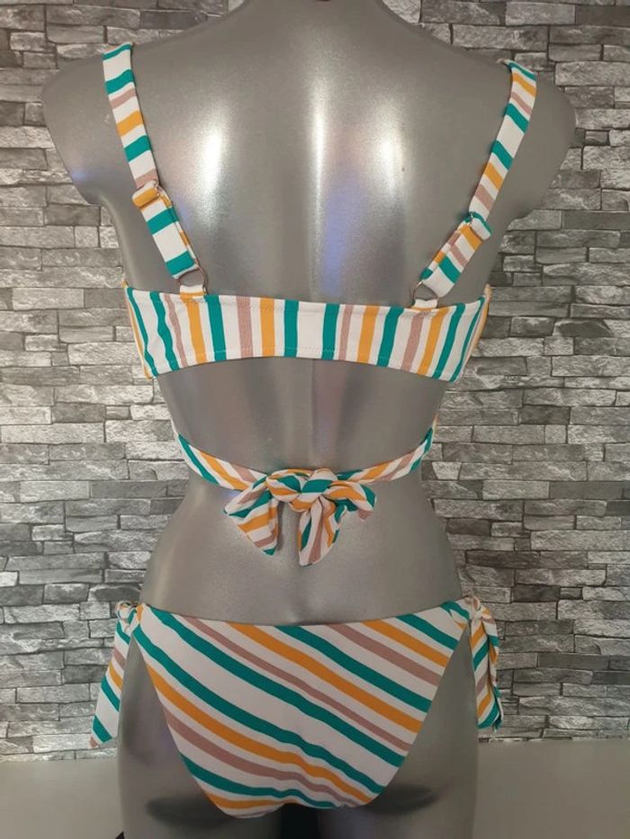 Maillot de bain rayé T36/38 - photo numéro 3