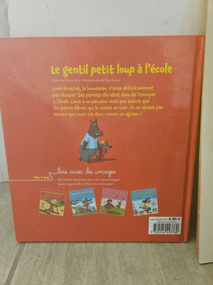 Livre Petit loup à l'école+ loulou - photo numéro 4