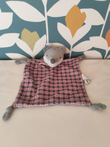 Doudou plat loup renard obaibi Okaïdi