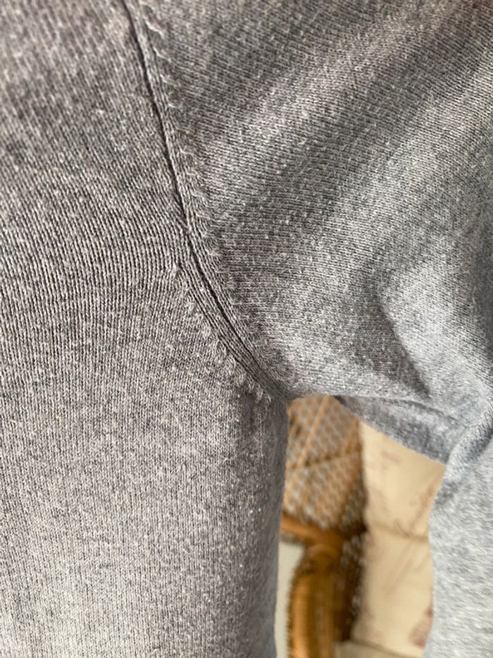 Pull Okaidi maille à col roulé gris taille 14 ans - photo numéro 7