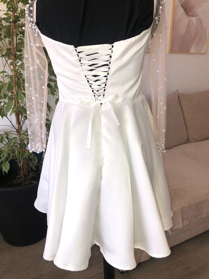 🌼Robe de mariée élégante perlée - photo numéro 2